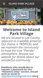 Mobile Screenshot of islandparkvillagefl.com