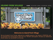 Tablet Screenshot of islandparkvillagefl.com